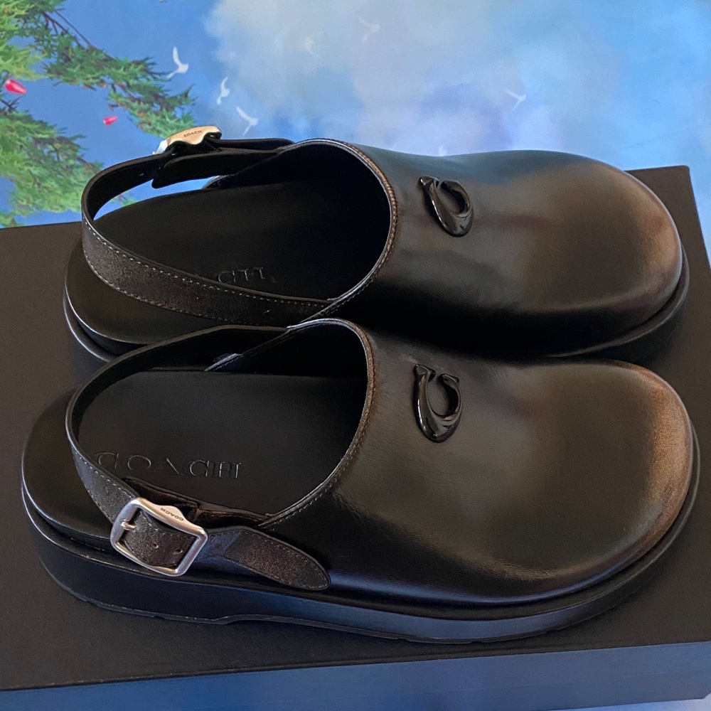 NWT COACH
Women's Sculpted C Loved Leather
Platform Clogs - Picture 9 of 16